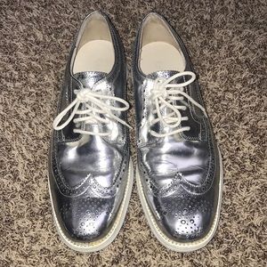 COLE HAAN Silver Metallic | men’s size 9.5